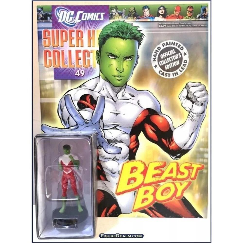 Eaglemoss‎ 1:16 DC Comics Super Hero Fig w/Book: Beast Boy #49